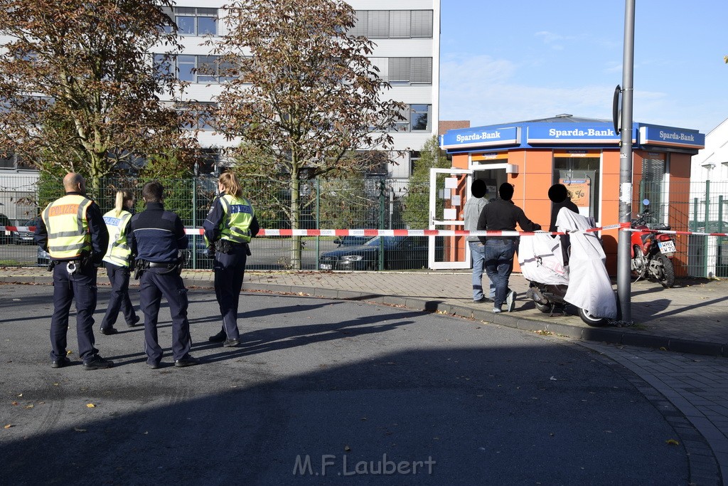 Versuchte Geldautomatensprengung Koeln Nippes Werkstattstr P011.JPG - Miklos Laubert